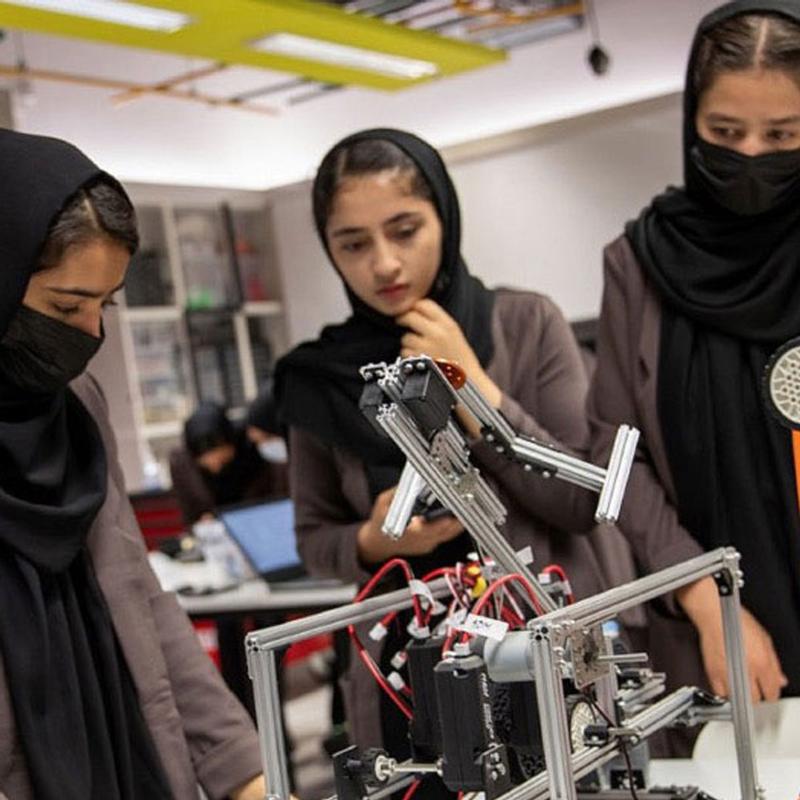 All-Female Afghan Robotics Team Receive Scholarships