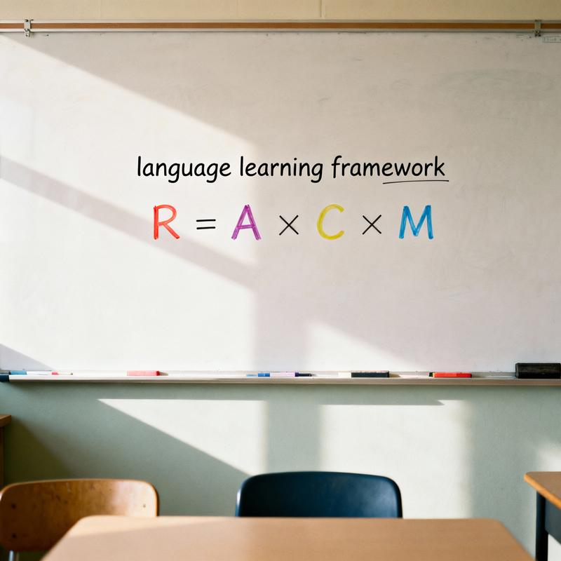 A Multiplicative Framework for Teaching Language