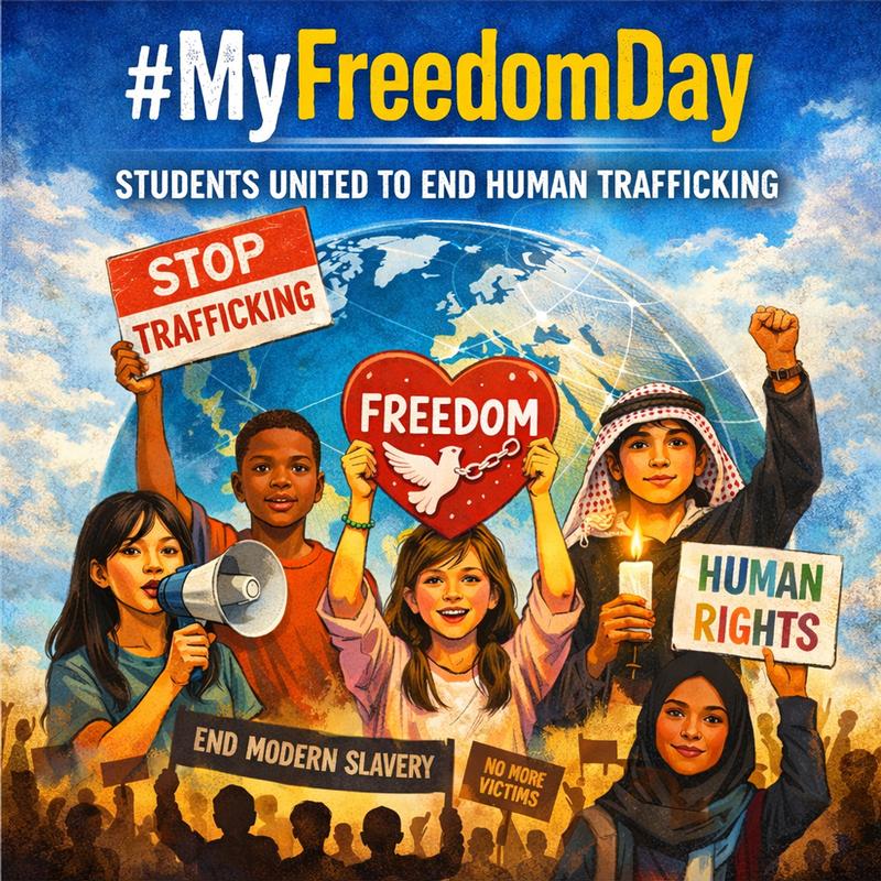 #MyFreedomDay 2026: Student Action to End Human Trafficking