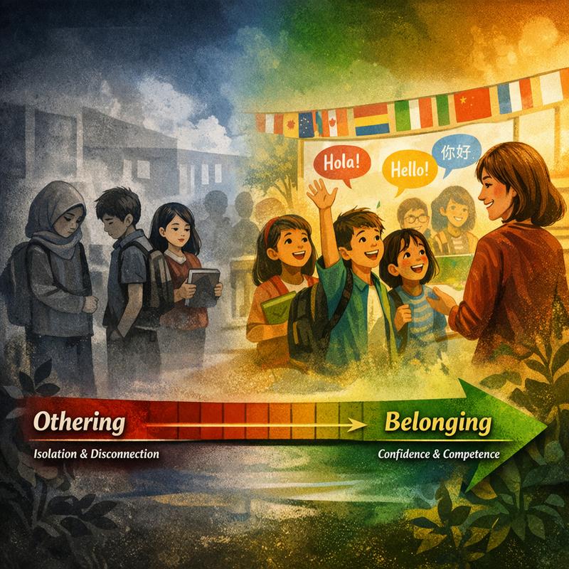 Multilingual Learning Through Belonging