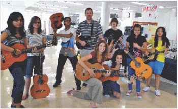 In Doha, Guitars Galore
